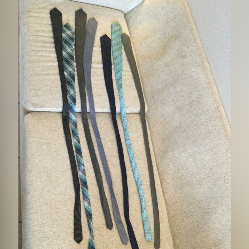 7 ties. Haven’t worn in years.